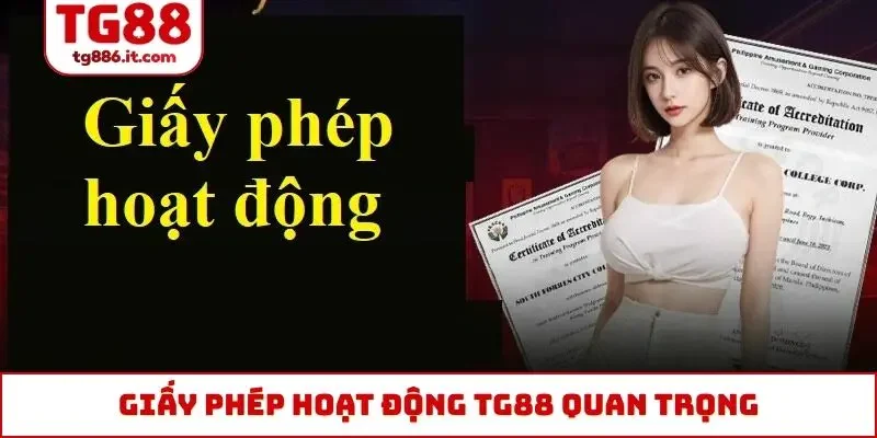 Giấy phép hoạt động TG88 quan trọng với mọi người